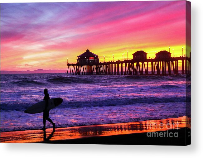 Advertisement Acrylic Print featuring the photograph Huntington Beach - A Perfect Day by Kip Krause