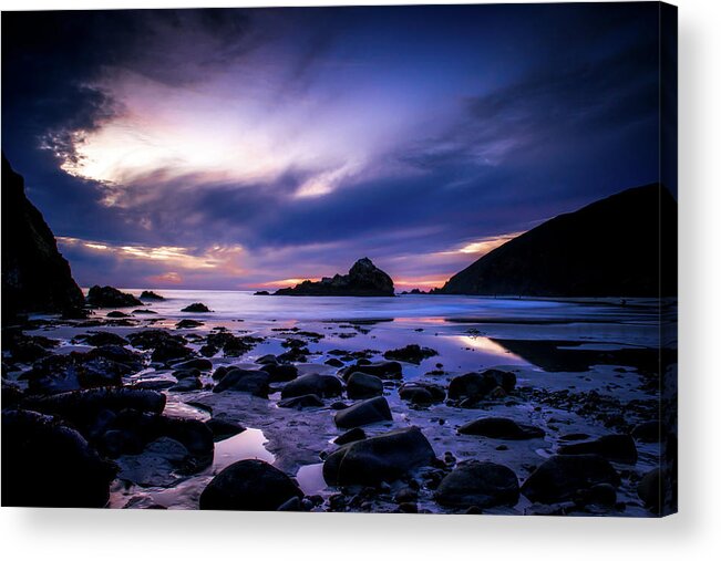 Landscape Acrylic Print featuring the photograph Pfeiffer Beach by Aileen Savage