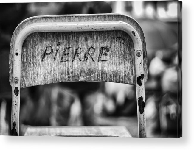 Pierre Acrylic Print featuring the photograph Pierre by Pablo Lopez