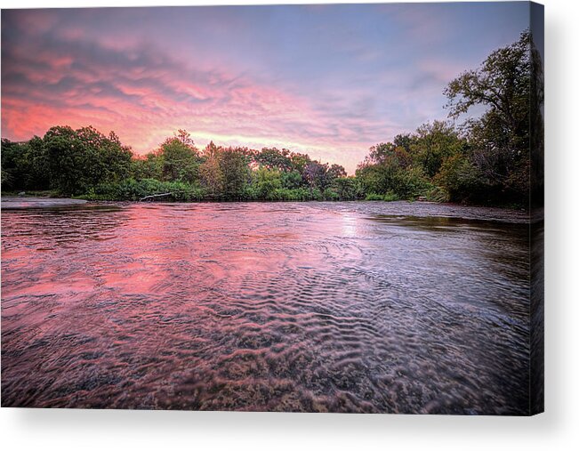 Pillsbury Crossing Acrylic Print featuring the photograph Pillsbury Crossing by JC Findley