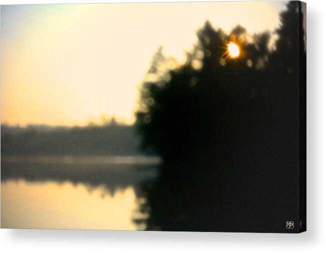 Pinhole Photography Acrylic Print featuring the photograph Pinhole Sunset by John Meader