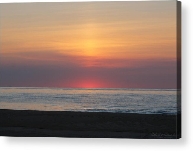 Pink Acrylic Print featuring the photograph Pink Dawn by Robert Banach