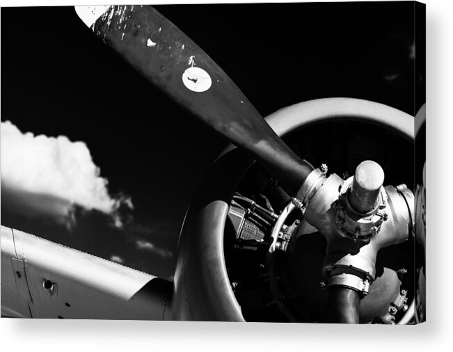 Plane Acrylic Print featuring the photograph Plane Portrait 1 by Ryan Weddle