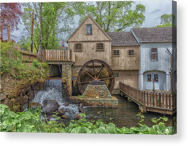 Plymouth Grist Mill Acrylic Print featuring the photograph Plymouth Grist Mill by Brian MacLean
