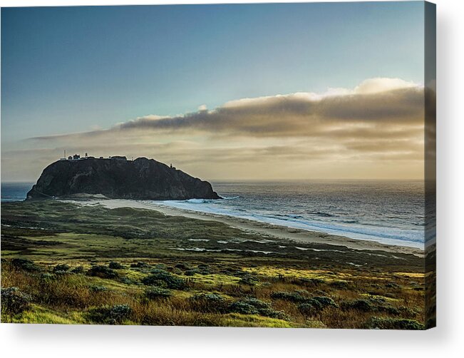 Pacific Coast Acrylic Print featuring the photograph Point Sur Lighthouse Facility by Donald Pash