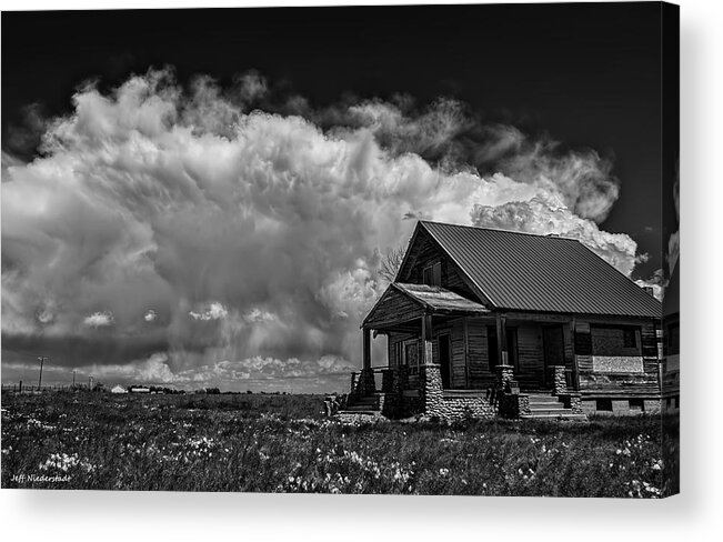 House Acrylic Print featuring the photograph Porch view by Jeff Niederstadt