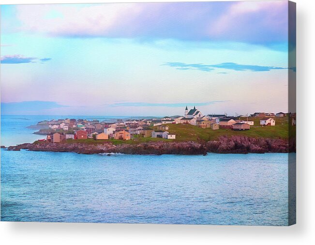 2016 Acrylic Print featuring the photograph Port Aux Basques by Kate Hannon