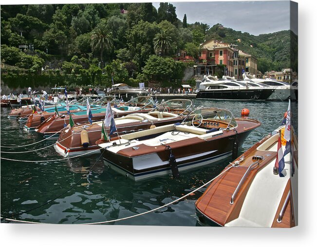 Italy Acrylic Print featuring the photograph Portofino Classics by Steven Lapkin