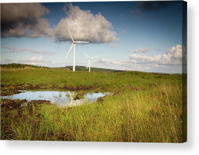 White Cloud Acrylic Print featuring the photograph Powder Puffs by Mark Callanan