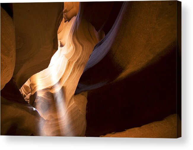 antelope Canyon Acrylic Print featuring the photograph Presence by Mike Irwin