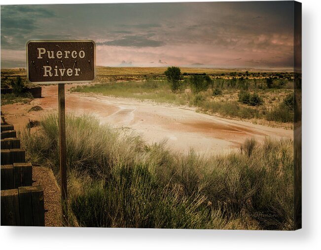 Puerco River Acrylic Print featuring the photograph Puerco River by Micah Offman