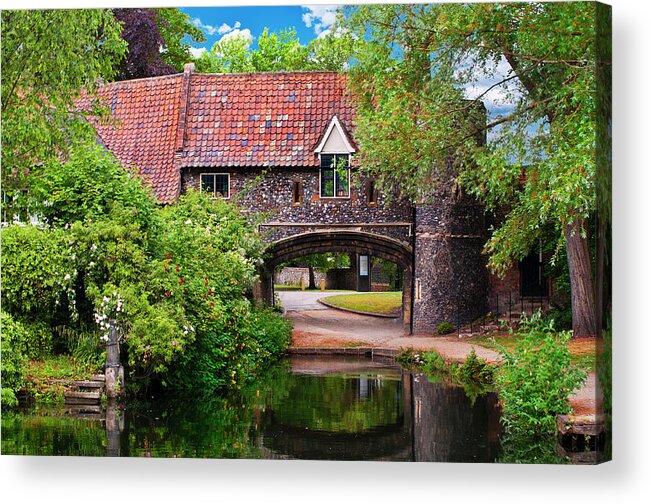 Pulls Ferry Acrylic Print featuring the photograph Pull's Ferry by Meirion Matthias