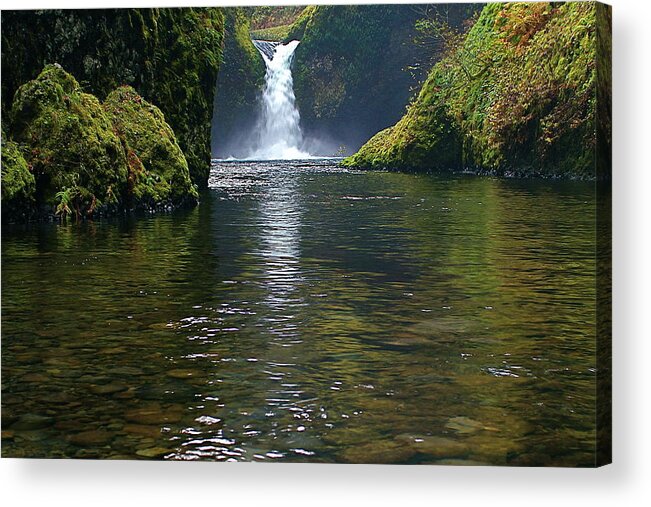 Punchbowl Acrylic Print featuring the photograph Punchbowl Falls by Todd Kreuter
