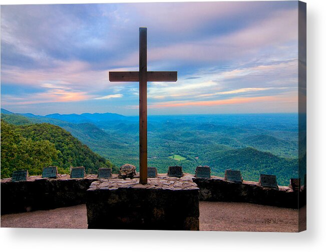 Sunset Acrylic Print featuring the photograph Purple Sky at Sunset by Blaine Owens