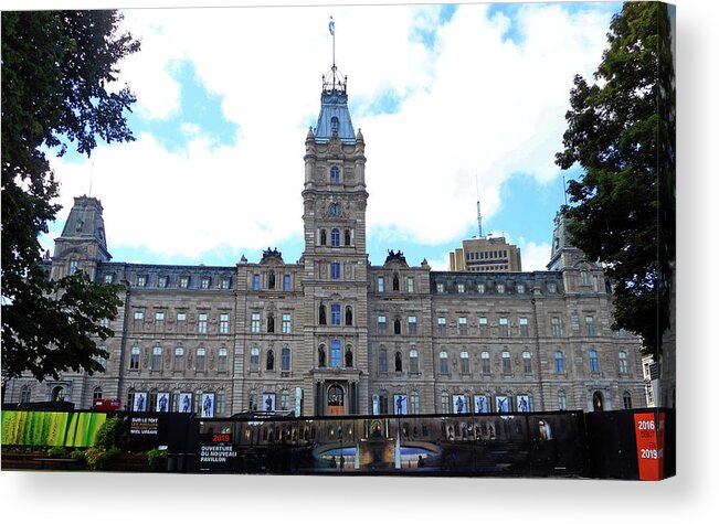 Quebec City Acrylic Print featuring the photograph Quebec City 78 by Ron Kandt