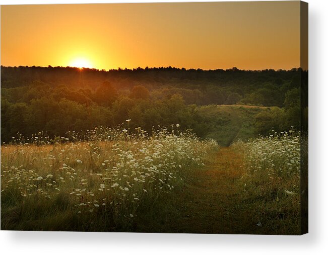 Warm Acrylic Print featuring the photograph Queen Anne's Sunrise by Rob Blair