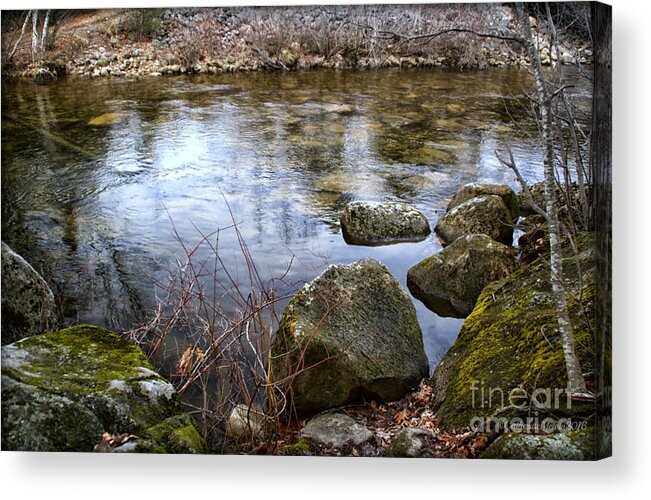 Lake Acrylic Print featuring the photograph Quiet Reverie by Catherine Melvin
