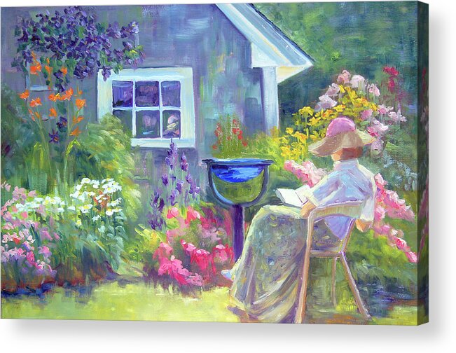 Cape Cod Acrylic Print featuring the painting Quiet Riot by Barbara Hageman