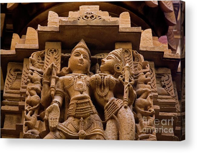 Statue Acrylic Print featuring the photograph Rajashtan_d293 by Craig Lovell