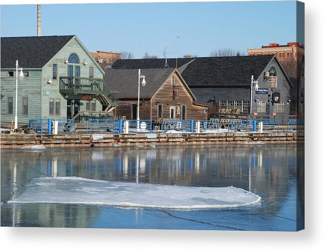 Sheboygan Acrylic Print featuring the photograph Remains Of The Old Fishing Village by Janice Adomeit