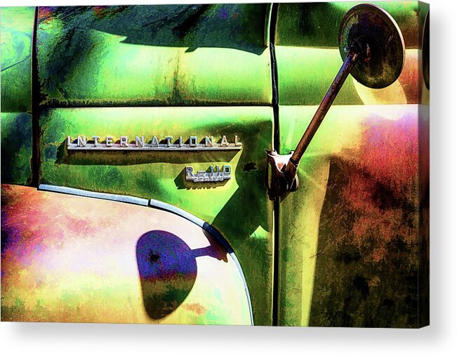 Americana Acrylic Print featuring the photograph Rear View Mirror by Robert FERD Frank