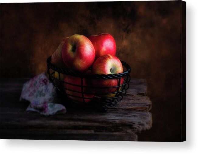 Apple Acrylic Print featuring the photograph Red Apples by Tom Mc Nemar