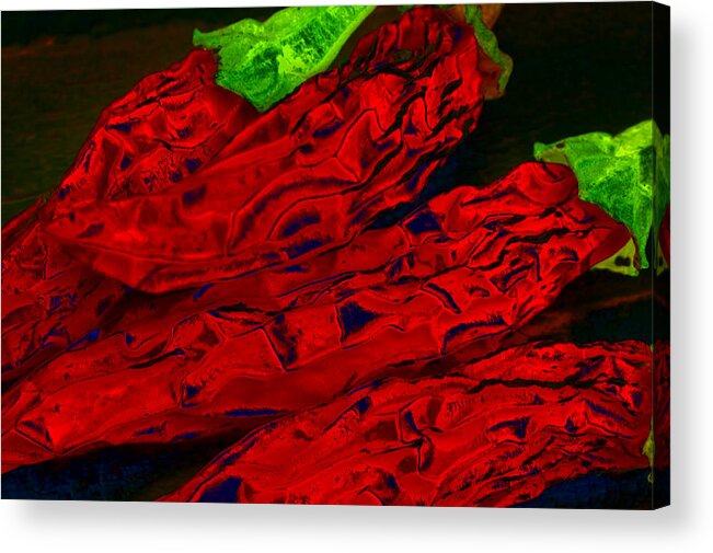 Chili Acrylic Print featuring the photograph Red Hot Chili 2 by Stephen Anderson