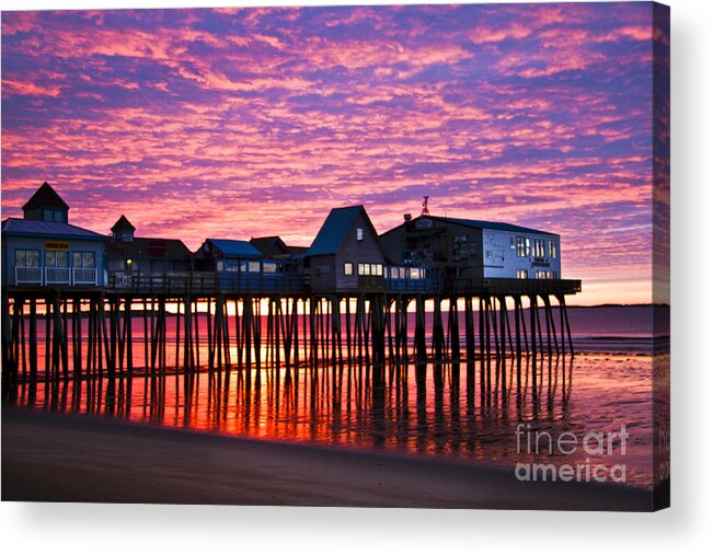 Red Acrylic Print featuring the photograph Red Morning by Brenda Giasson
