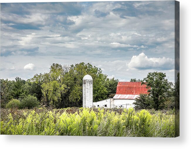 Rusted Acrylic Print featuring the photograph Red Tin Roof by Tom Mc Nemar