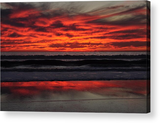 Sunset Acrylic Print featuring the photograph Reflection by Bridgette Gomes