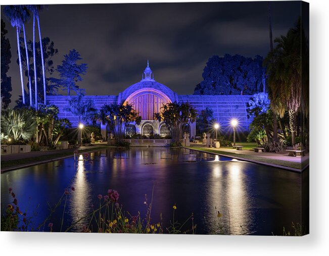 Photosbymch Acrylic Print featuring the photograph Reflection in the Lily Pond by M C Hood