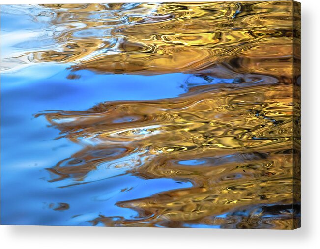 Abstract Acrylic Print featuring the photograph St. Johns Reflection XIII by Stacey Sather