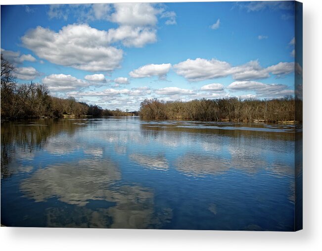 Water Acrylic Print featuring the photograph Reflections by Peter Ponzio