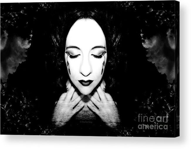 Nightmare Acrylic Print featuring the photograph Remembrance of fears by Heather King