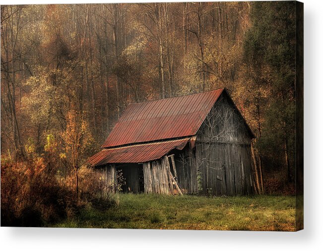 Barn Acrylic Print featuring the photograph Resting Place by Mike Eingle