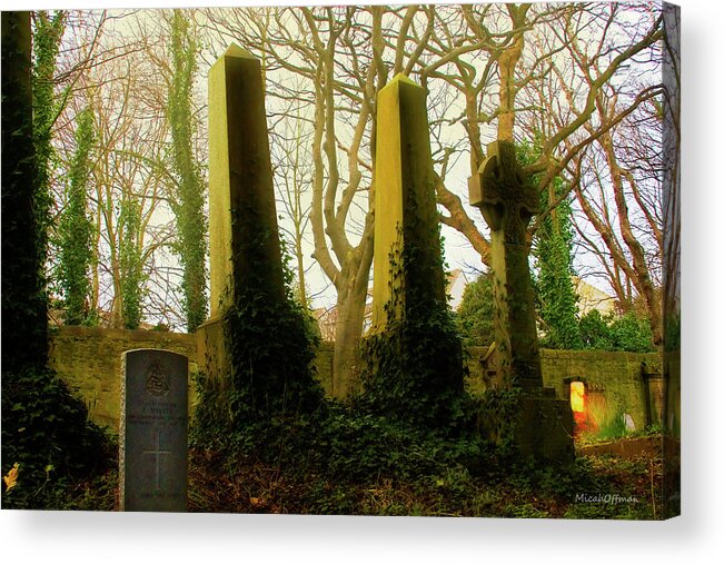 Graves Acrylic Print featuring the photograph Reverend Fredrick Pilton - Belview Graveyard by Micah Offman