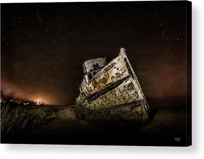 Shipwreck Acrylic Print featuring the photograph Reyes Shipwreck by Everet Regal