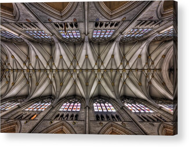 Ceiling Acrylic Print featuring the photograph Rise Above by Evelina Kremsdorf