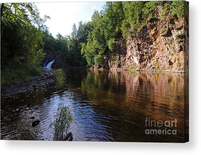 River Acrylic Print featuring the photograph River Reflections by Sandra Updyke
