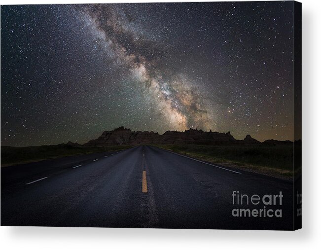 Road To The Heavens Acrylic Print featuring the photograph Road To The Heavens by Michael Ver Sprill