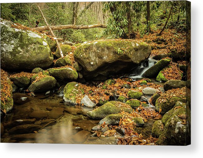 Roaring Fork Acrylic Print featuring the photograph Roaring Fork Creek by George Kenhan