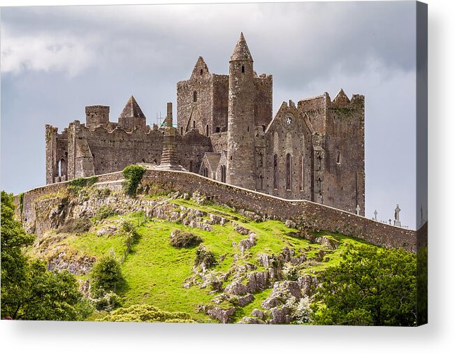 Ireland Acrylic Print featuring the photograph Rock of Cashel by Pierre Leclerc Photography