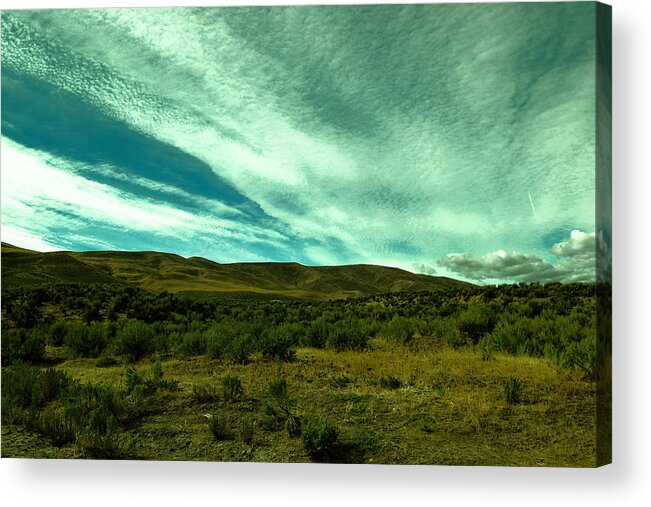 Hills Acrylic Print featuring the photograph Rolling hills by Jeff Swan