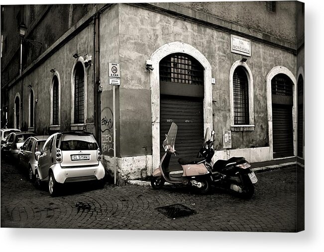Rome Acrylic Print featuring the photograph Roman Corner by Jason Wolters