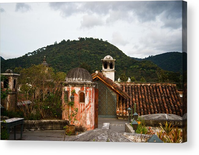 Roof Acrylic Print featuring the photograph Roof Top View 3 by Douglas Barnett