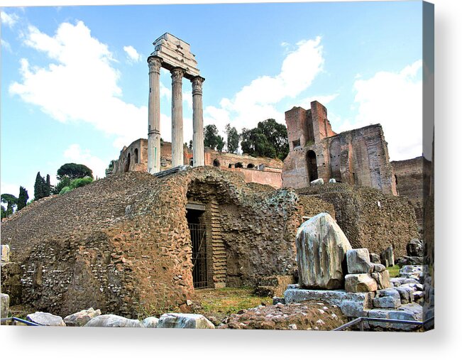3812 Acrylic Print featuring the photograph Ruins of Ancient Rome by Gordon Elwell