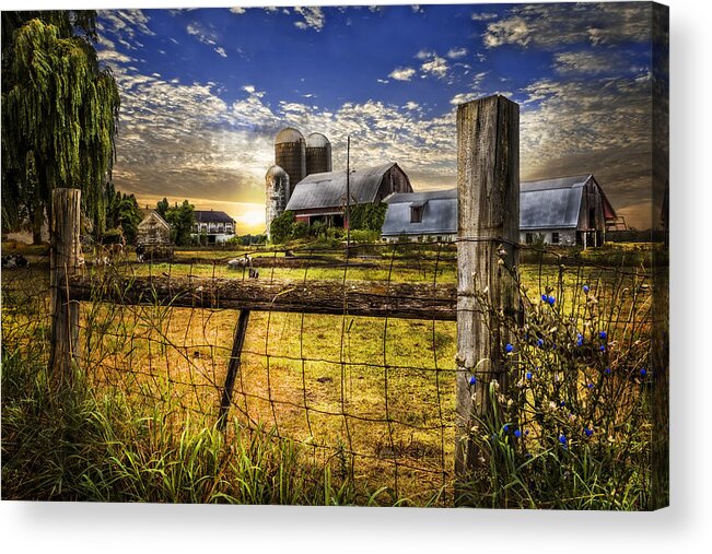 Appalachia Acrylic Print featuring the photograph Rural Farms by Debra and Dave Vanderlaan