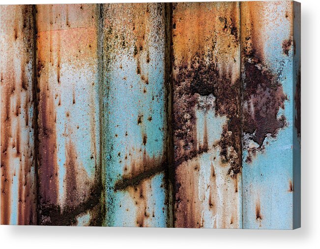 Rust Acrylic Print featuring the photograph Rust #9625 by Pamela S Eaton-Ford