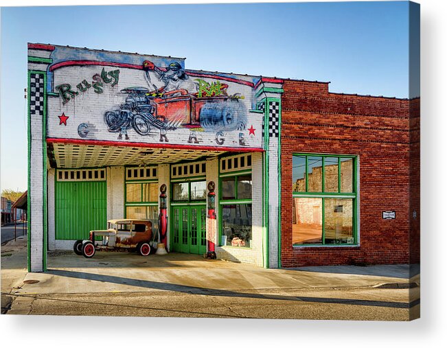 Rusty Acrylic Print featuring the photograph Rusty Rat Garage by James Barber