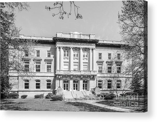 Guerin Hall Acrylic Print featuring the photograph Saint Mary of the Woods Guerin Hall by University Icons
